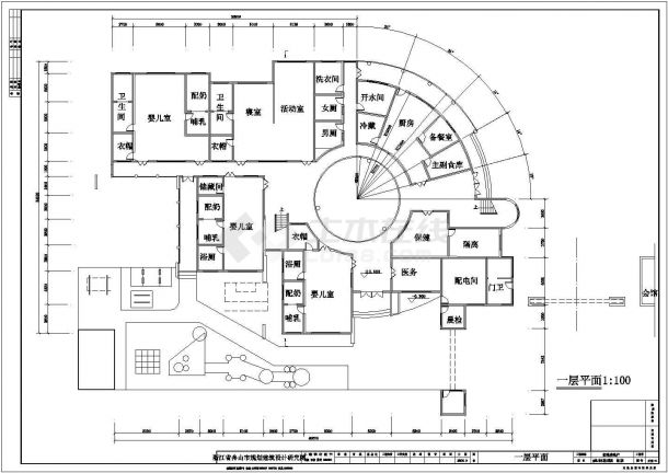 某地三層幼兒園建筑設計總覽與平面設計解析